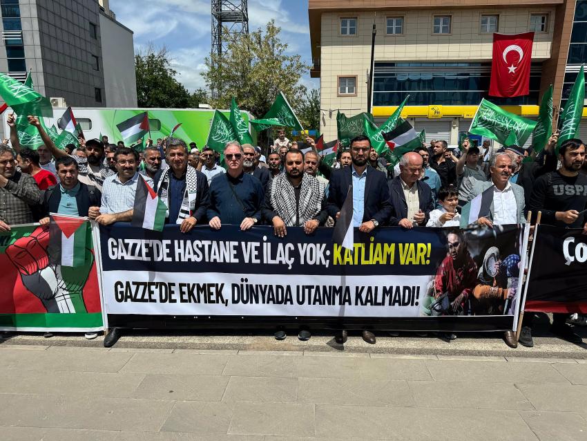 Gazze'ye Destek Mitingi