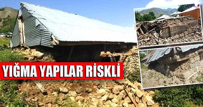 YIĞMA YAPILAR DEPREM AÇISINDAN RİSKLİ