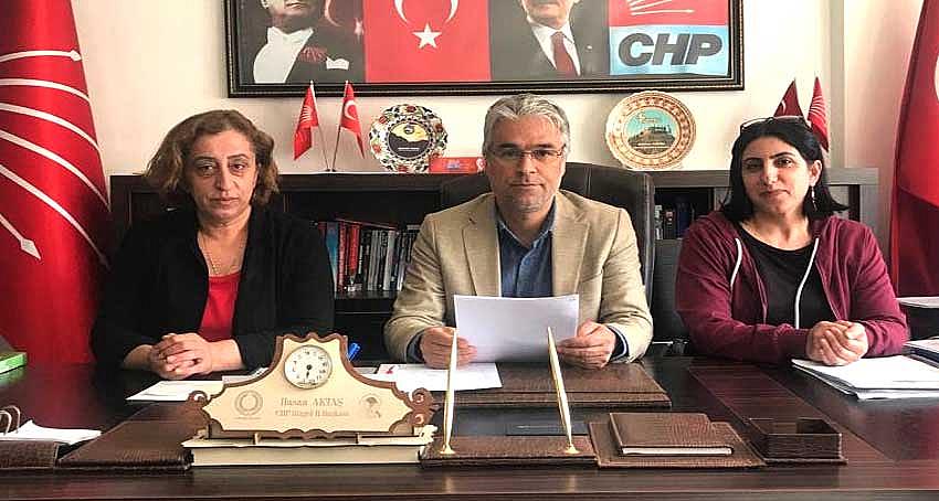 BİNGÖL CHP İL BAŞKANLIĞINDAN KAFTANCIOĞLU’NA DESTEK