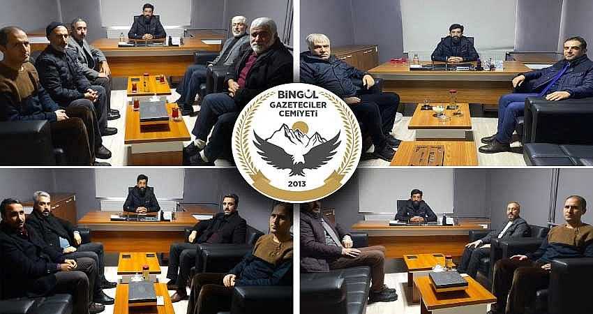 GAZETECİLER CEMİYETİNE 10 OCAK ZİYARETLERİ