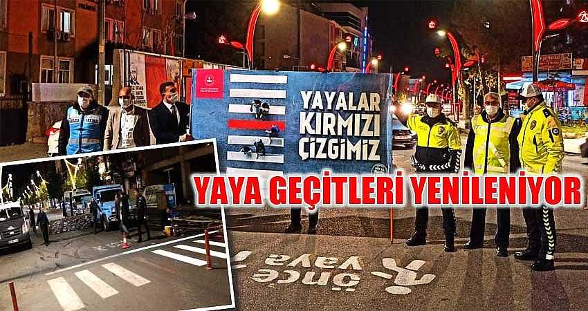 YAYA GEÇİTLERİ YENİLENİYOR
