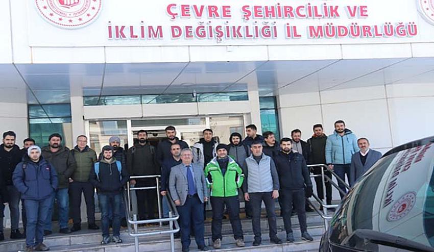 Hasar tespiti için Adıyaman'a gönderildiler