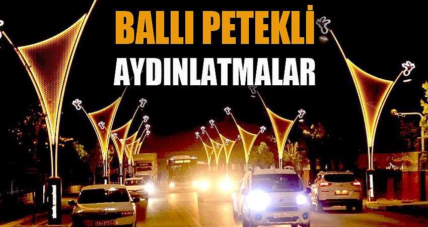 Ballı petekli aydınlatmalar