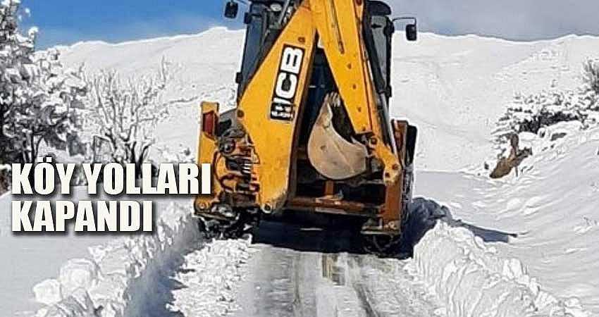 281 KÖY YOLU ULAŞIMA KAPANDI