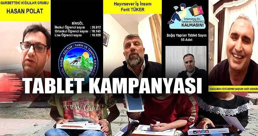 ÇOCUKLAR İÇİN TABLET KAMPANYASI
