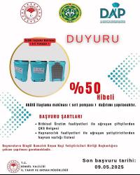 Akülü Şarjlı İlaçlama Makinesi Dağıtılacak