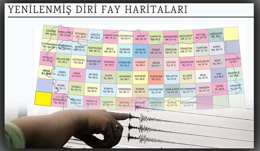 MTA yenilenmiş diri fay haritalarını yayınladı