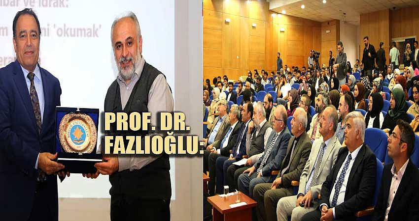 “TARİH BİR BÜTÜN OLARAK BELGELER HALİNDE ELİMİZDE DEĞİL”