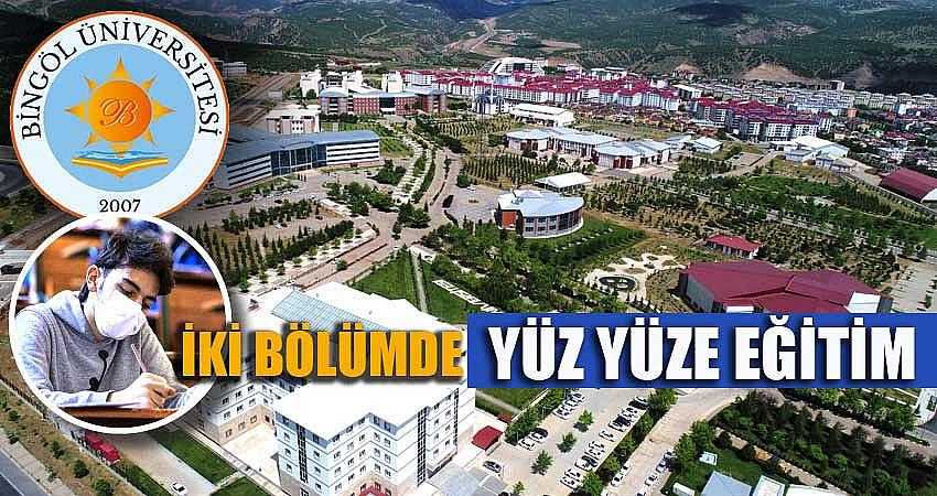 İki bölümde yüz yüze eğitim yapılacak